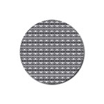 Pattern Rubber Coaster (Round)  Front