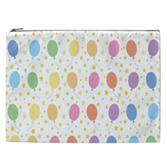 Balloon Star Rainbow Cosmetic Bag (xxl)  by Mariart