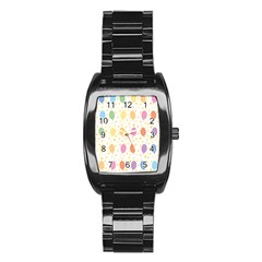 Balloon Star Rainbow Stainless Steel Barrel Watch by Mariart