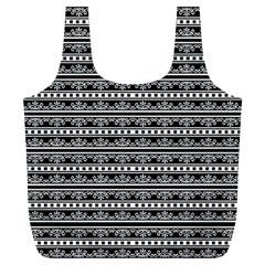 Pattern Full Print Recycle Bags (l)  by Valentinaart