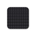 Pattern Rubber Square Coaster (4 pack)  Front