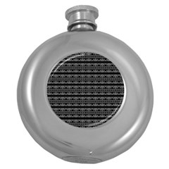 Pattern Round Hip Flask (5 Oz) by Valentinaart