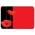 Flower Floral Red Back Sakura Large Doormat  30 x20  Door Mat