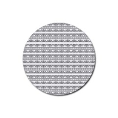 Pattern Rubber Coaster (round) 