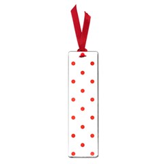 Flower Floral Polka Dot Orange Small Book Marks by Mariart