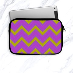 Zig Zags Pattern Apple Ipad Mini Zipper Cases by Valentinaart