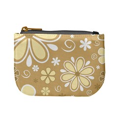 Flower Floral Star Sunflower Grey Mini Coin Purses by Mariart