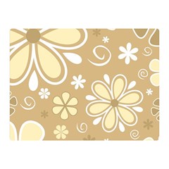 Flower Floral Star Sunflower Grey Double Sided Flano Blanket (Mini) 