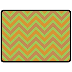 Zig Zags Pattern Fleece Blanket (large)  by Valentinaart