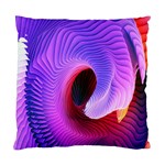 Digital Art Spirals Wave Waves Chevron Red Purple Blue Pink Standard Cushion Case (One Side) Front