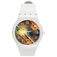 Light Space Round Plastic Sport Watch (m)