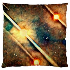 Light Space Large Cushion Case (two Sides) by DeneWestUK