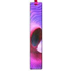 Digital Art Spirals Wave Waves Chevron Red Purple Blue Pink Large Book Marks by Mariart