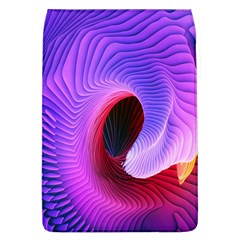 Digital Art Spirals Wave Waves Chevron Red Purple Blue Pink Flap Covers (l)  by Mariart