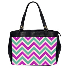 Zig Zags Pattern Office Handbags (2 Sides) 