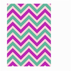 Zig Zags Pattern Large Garden Flag (two Sides) by Valentinaart