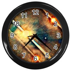 Light Space Wall Clocks (black) by DeneWestUK