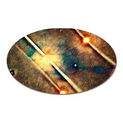 Light Space Oval Magnet by DeneWestUK