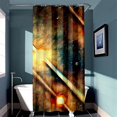 Light Space Shower Curtain 36  X 72  (stall)  by DeneWestUK