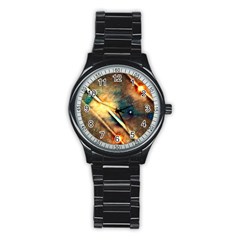 Light Space Stainless Steel Round Watch