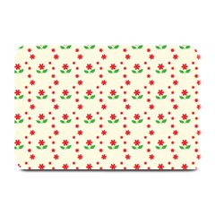 Flower Floral Sunflower Rose Star Red Green Plate Mats by Mariart