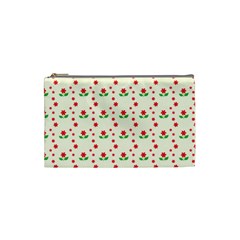 Flower Floral Sunflower Rose Star Red Green Cosmetic Bag (small)  by Mariart