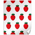 Fruit Strawberries Red Green Canvas 11  x 14   10.95 x13.48  Canvas - 1