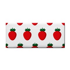 Fruit Strawberries Red Green Cosmetic Storage Cases by Mariart