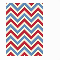 Zig Zags Pattern Large Garden Flag (two Sides)