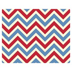 Zig Zags Pattern Double Sided Flano Blanket (medium) 