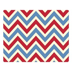 Zig Zags Pattern Double Sided Flano Blanket (large) 