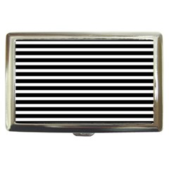 Horizontal Stripes Black Cigarette Money Cases