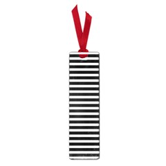 Horizontal Stripes Black Small Book Marks