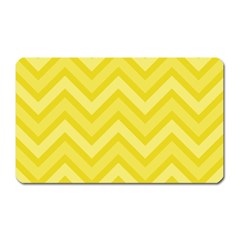 Zig Zags Pattern Magnet (rectangular) by Valentinaart