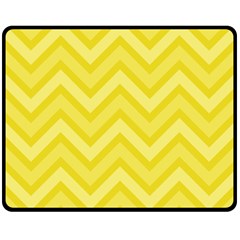 Zig Zags Pattern Double Sided Fleece Blanket (medium) 