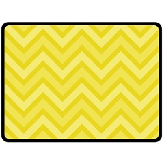 Zig Zags Pattern Double Sided Fleece Blanket (large) 