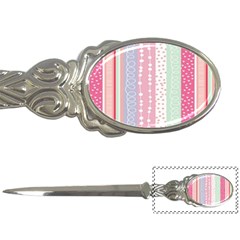 Heart Love Valentine Polka Dot Pink Blue Grey Purple Red Letter Openers