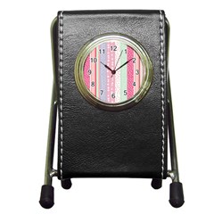 Heart Love Valentine Polka Dot Pink Blue Grey Purple Red Pen Holder Desk Clocks by Mariart