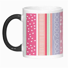 Heart Love Valentine Polka Dot Pink Blue Grey Purple Red Morph Mugs by Mariart