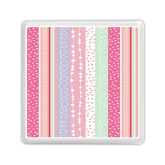 Heart Love Valentine Polka Dot Pink Blue Grey Purple Red Memory Card Reader (square)  by Mariart