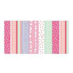 Heart Love Valentine Polka Dot Pink Blue Grey Purple Red Satin Wrap