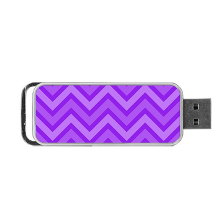 Zig zags pattern Portable USB Flash (Two Sides)