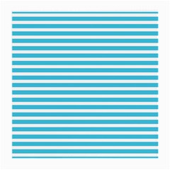 Horizontal Stripes Blue Medium Glasses Cloth by Mariart