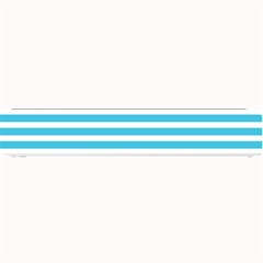 Horizontal Stripes Blue Small Bar Mats