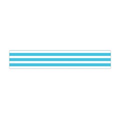 Horizontal Stripes Blue Flano Scarf (mini)