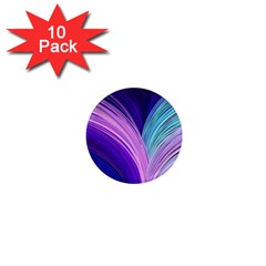 Color Purple Blue Pink 1  Mini Magnet (10 Pack)  by Mariart