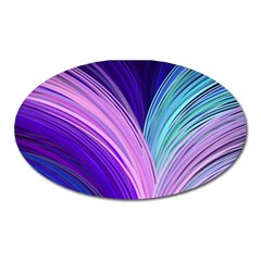 Color Purple Blue Pink Oval Magnet by Mariart