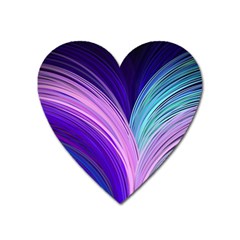 Color Purple Blue Pink Heart Magnet by Mariart