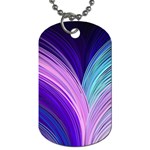 Color Purple Blue Pink Dog Tag (Two Sides) Front