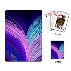 Color Purple Blue Pink Playing Card by Mariart